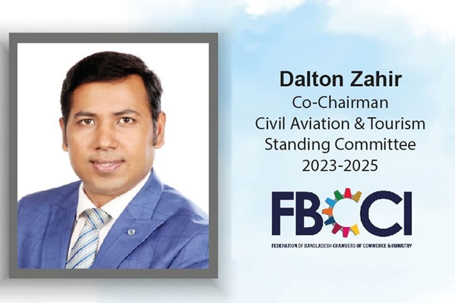 Dalton Zahir elected as co-Chairman of FBCCI Civil Aviation and Tourism Standing Committee