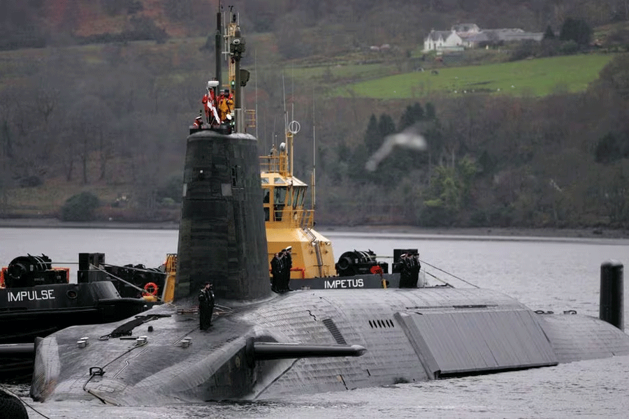 UK’s Trident nuclear-deterrent missile system misfires during test