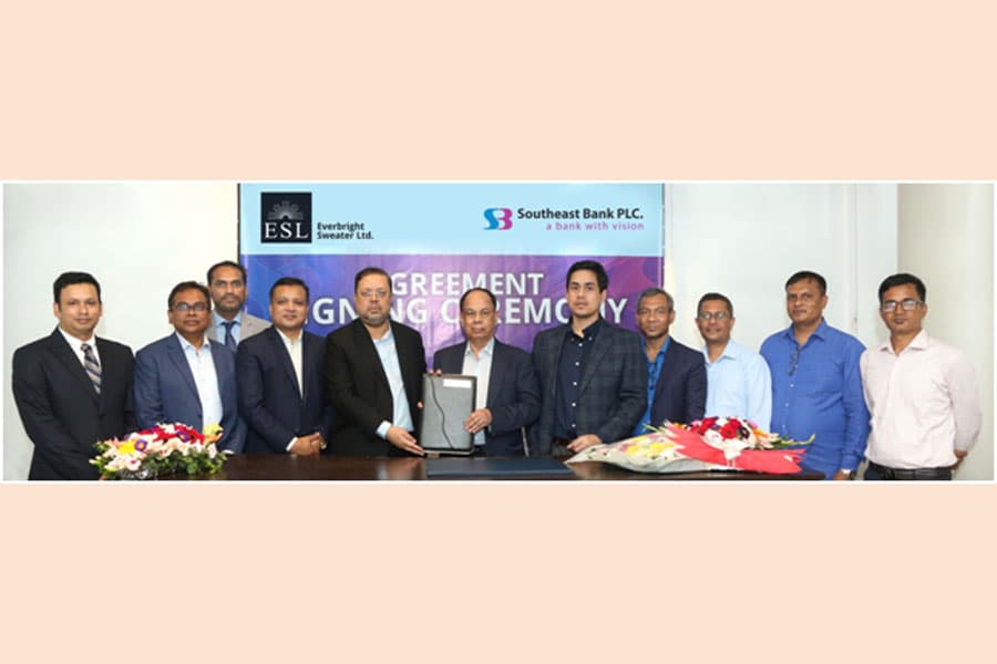 Southeast Bank signs MoU with Everbright Sweater