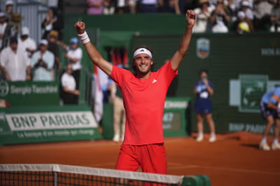 Monte Carlo Masters: Stefanos beats Casper Ruud to win third title