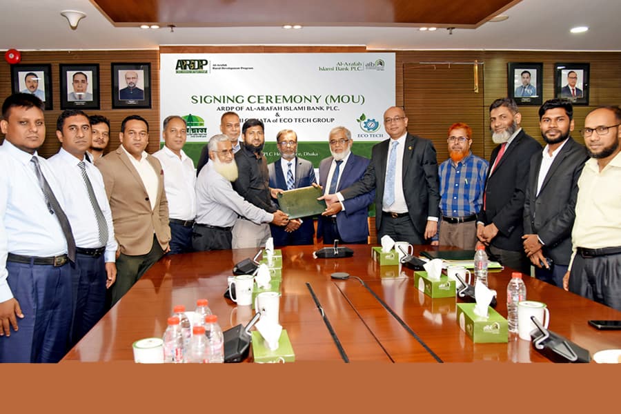 Al Arafah Islami Bank signs deal with Ecotech Organic Garden