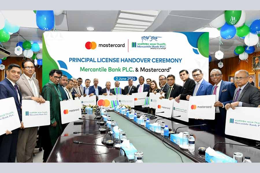 Mercantile Bank gets licence of Mastercard