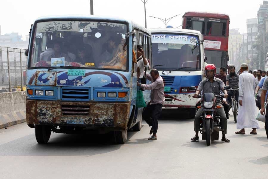 Public transports in a shambles