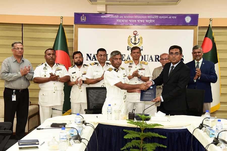 Bangladesh Navy, AIUB sign MoU for academic, professional collaboration