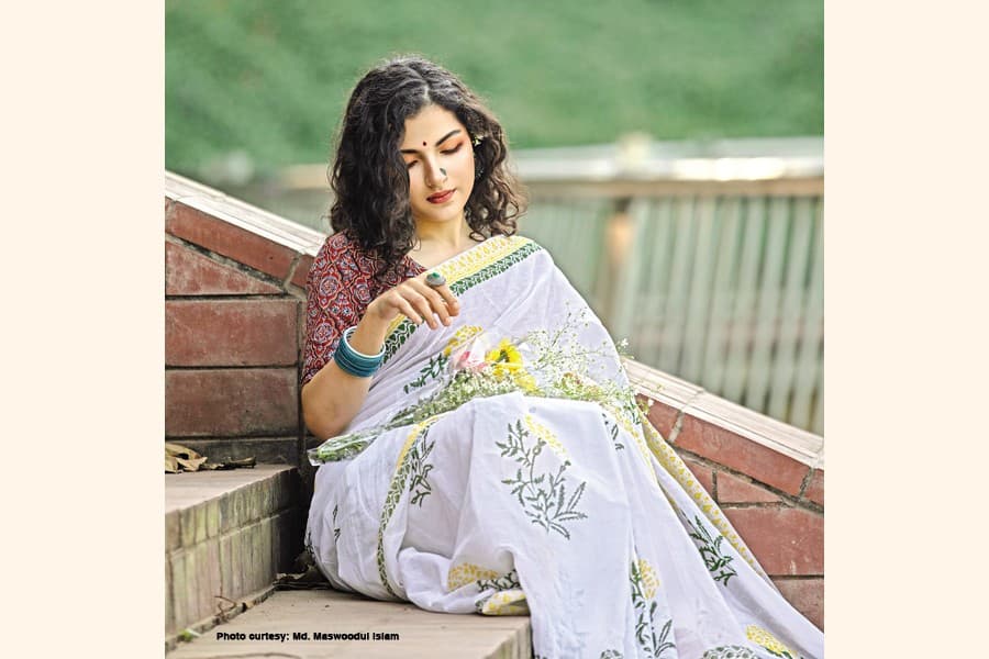 Timeless elegance woven in six yards