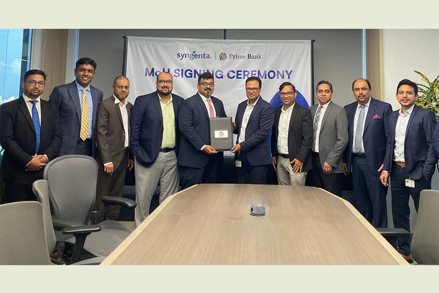 Prime Bank partners with Syngenta Bangladesh for distributor financing