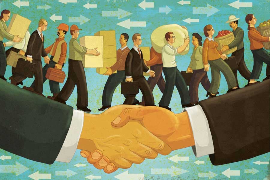 Restoring connectivity in business, economy