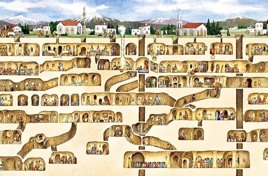 Derinkuyu: Biggest Underground City in One Man's Basement