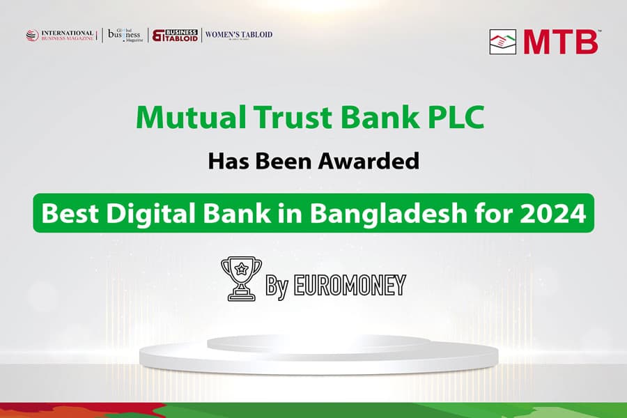 MTB named 'Best Digital Bank in Bangladesh'