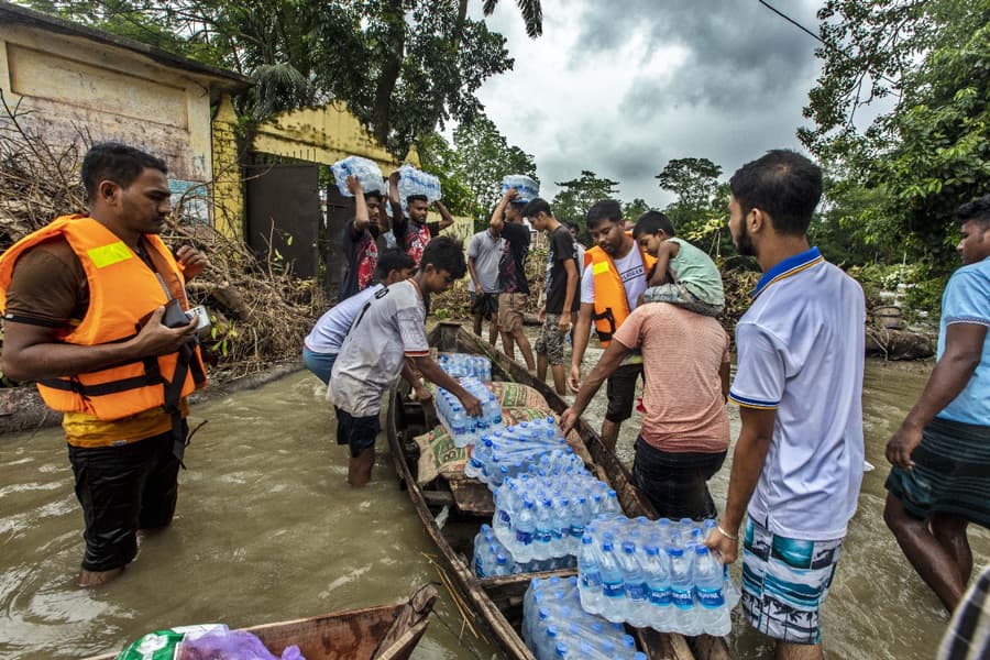 Response to Flash Floods in Feni: Coast Foundation provides 23,000 cooked meals through community kitchen