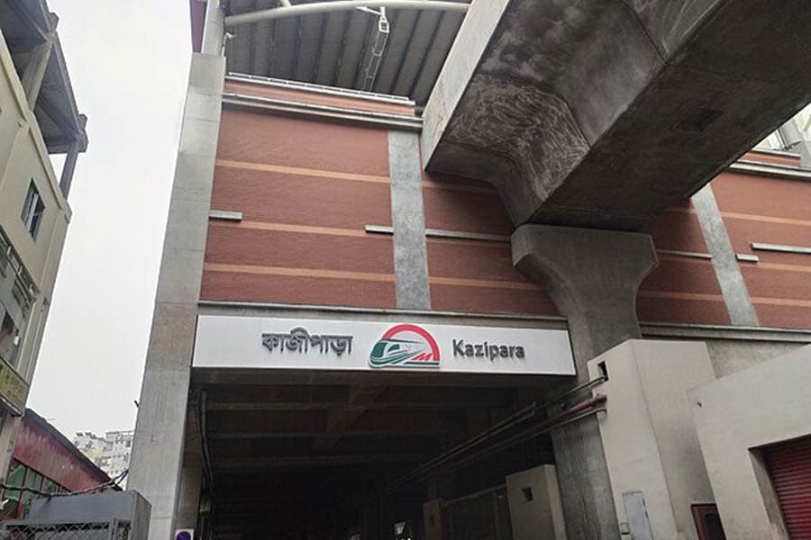 Kazipara metro station to reopen this month