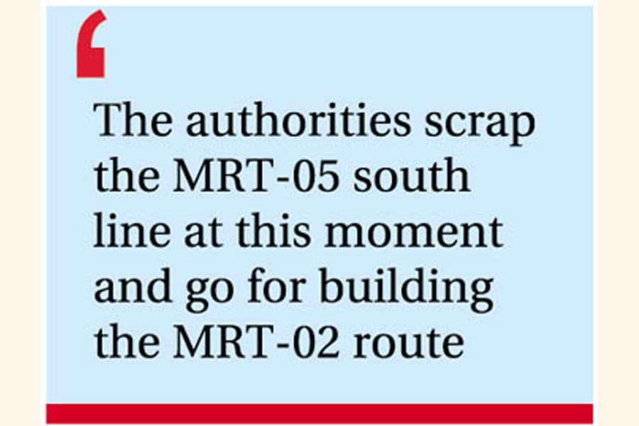 Tough stance on MRT-05 south for inflated costs
