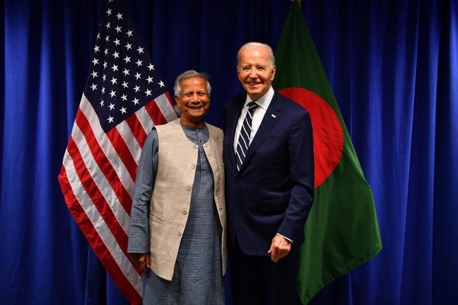 Biden expresses 'full support' to Bangladesh during meeting with Yunus