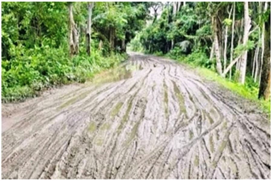 Sufferings multiply as two Chandpur roads in tatters