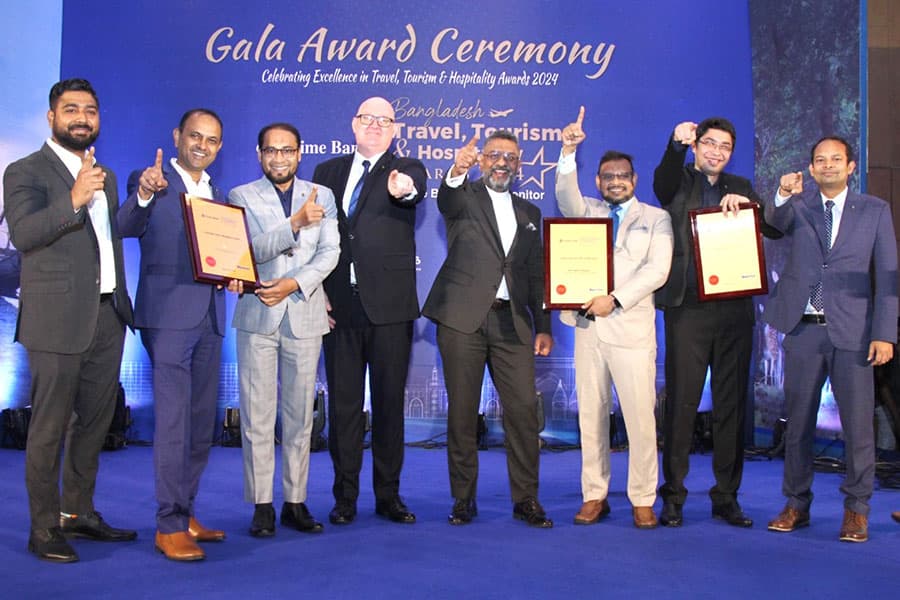 Hattrick win for InterContinental Dhaka at Bangladesh Travel, Tourism & Hospitality Award 2024
