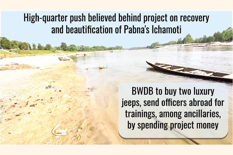 Cosmetic patchworks on a dead river cost Tk 15.55b