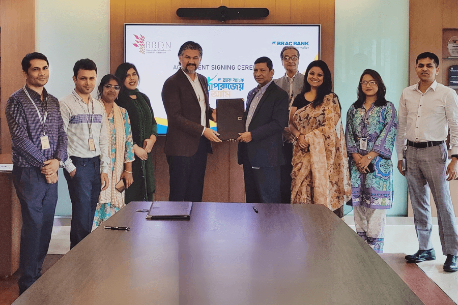BRAC Bank, BBDN collaborate to create inclusive opportunities for persons with disabilities