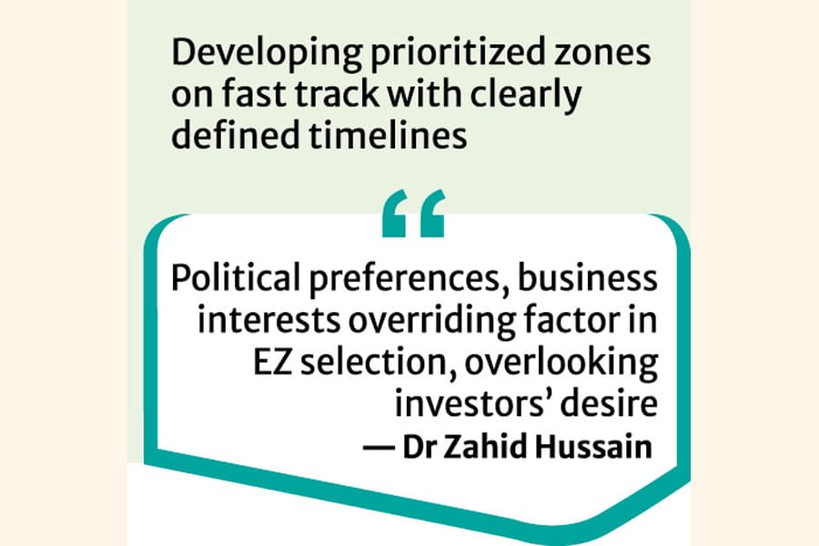 Planned 100-EZ concept on economic expansion ditched