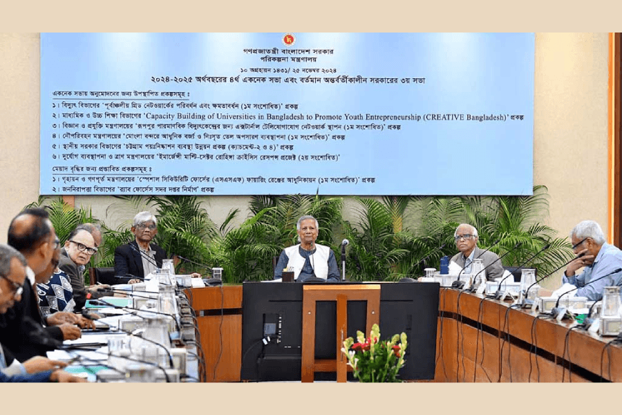Govt approves five projects worth Tk 59.15 billion