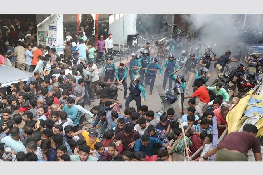 Protest for Chinmoy Krishna’s release: Three cases filed over attack on police
