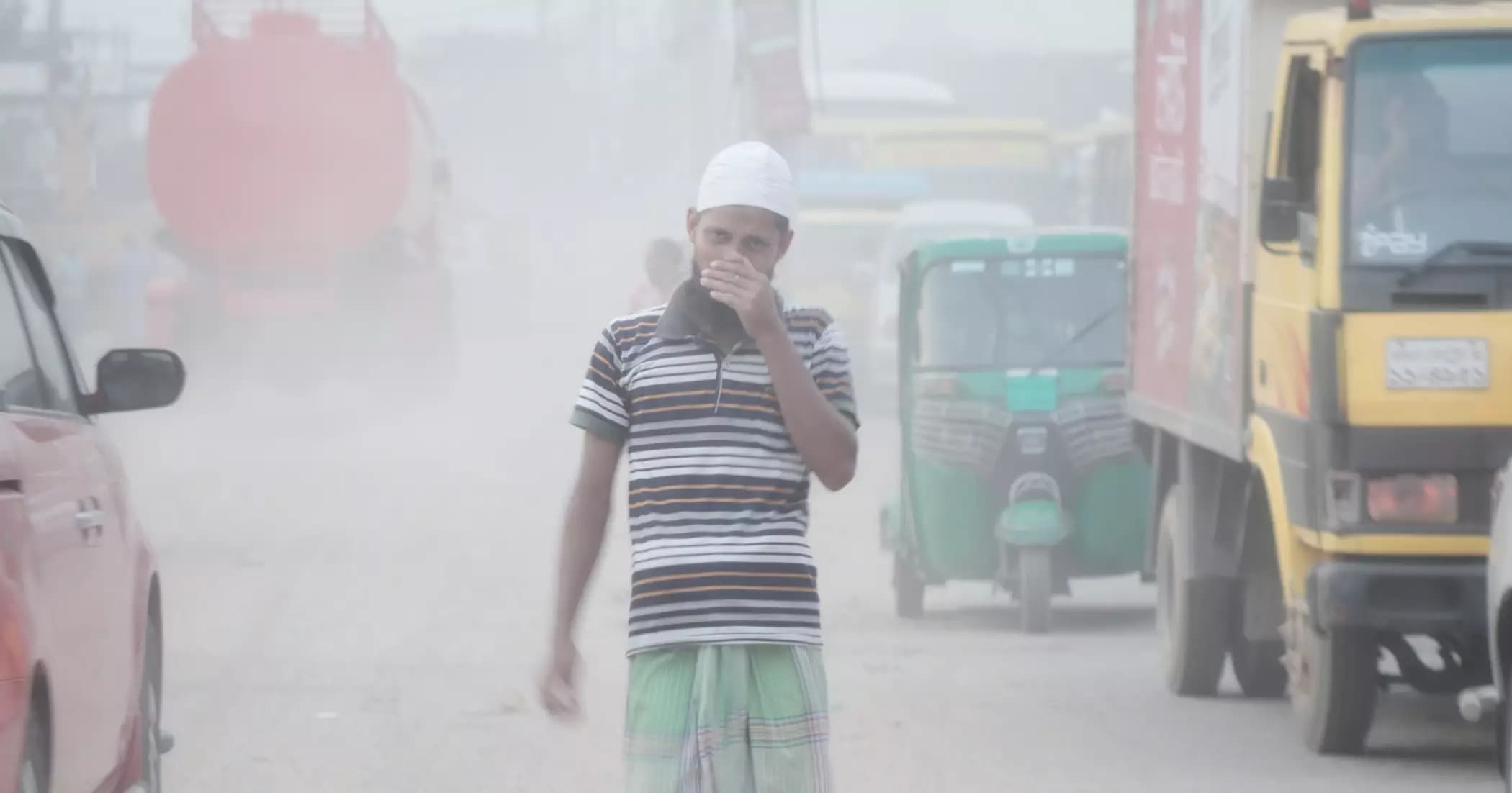 Dhaka’s air most polluted in the world Wednesday morning