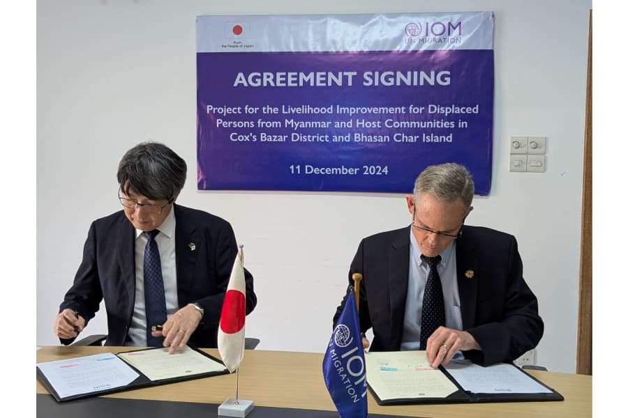 Japan gives IOM $3.2m in aid for Rohingyas, host communities