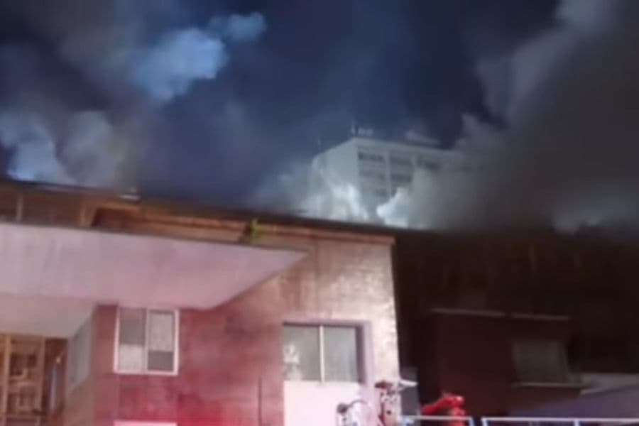 Fire breaks out at Secretariat building
