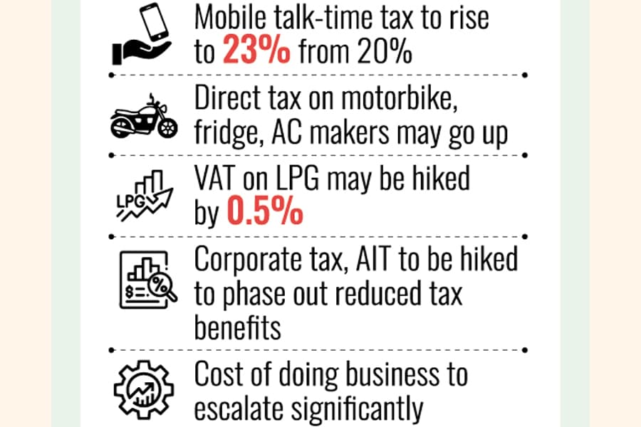 Mobile talk-time tariffs set to rise