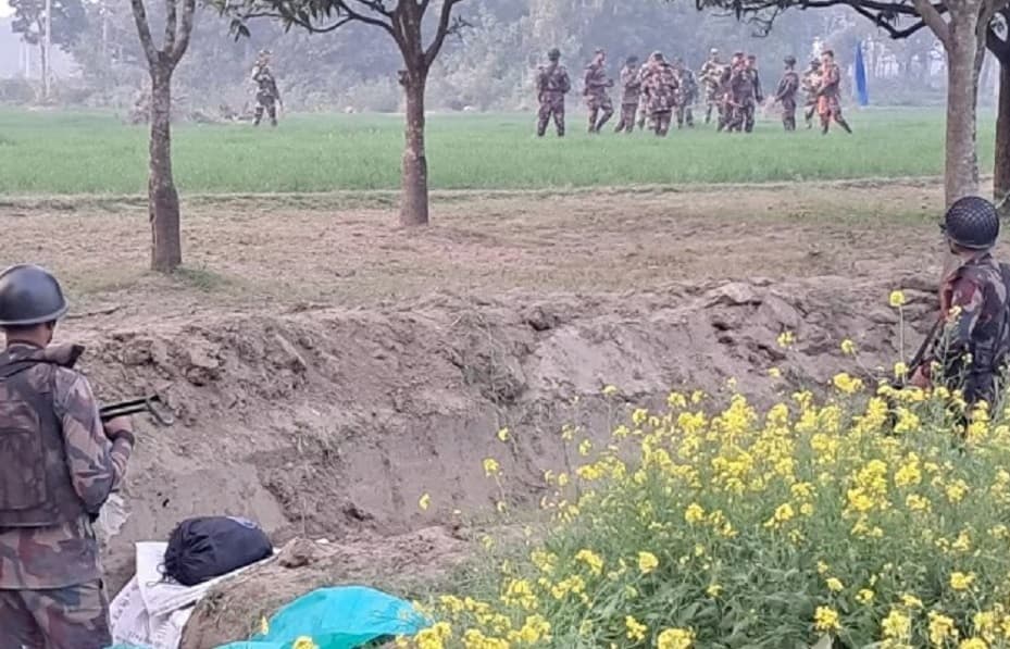 Tension erupts between BGB, BSF over fence construction at Chouka Border