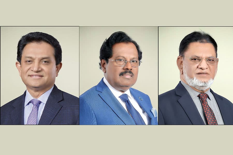 A K Azad reelected as Chairman, Mohammed Younus and Mohiuddin Ahmed as Vice-Chairmen of Shahjalal Islami Bank