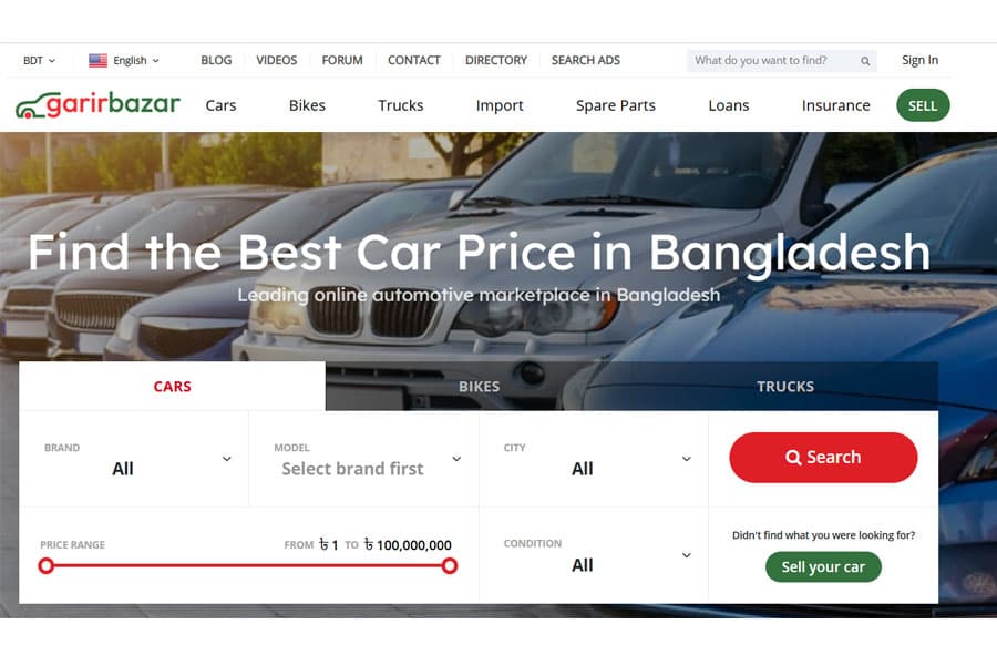 GarirBazar driving growth for car sales in Bangladesh