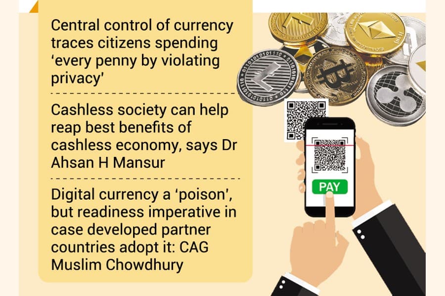Dodge invasive digital currency, go cashless