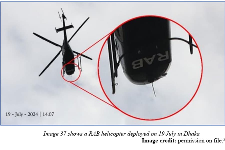 Security forces used helicopters to scare protesters, says UN report on July uprising