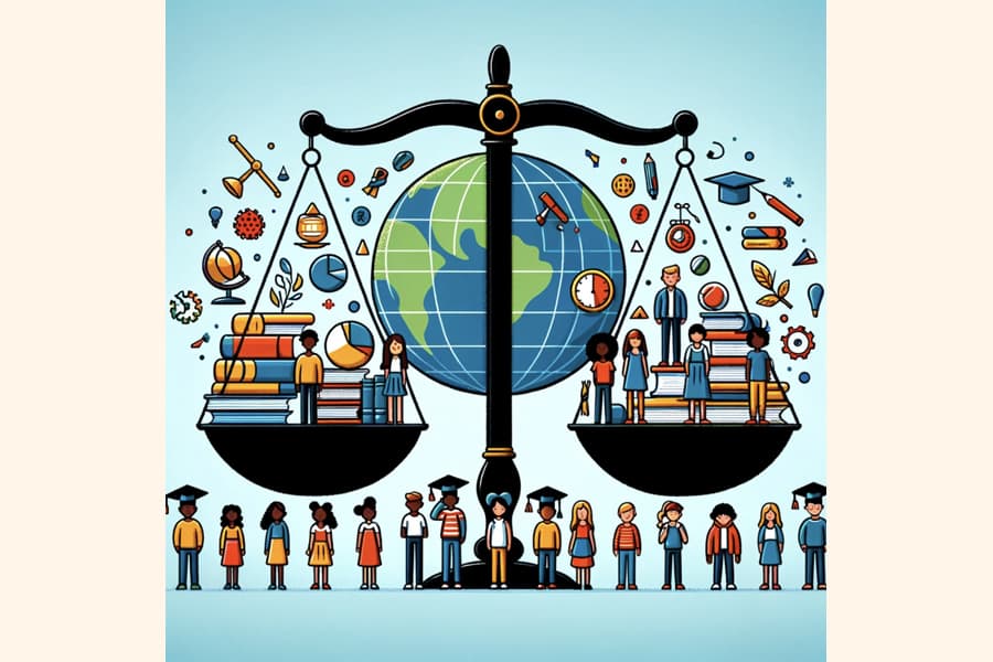 Equal opportunity in education can address social disparity 