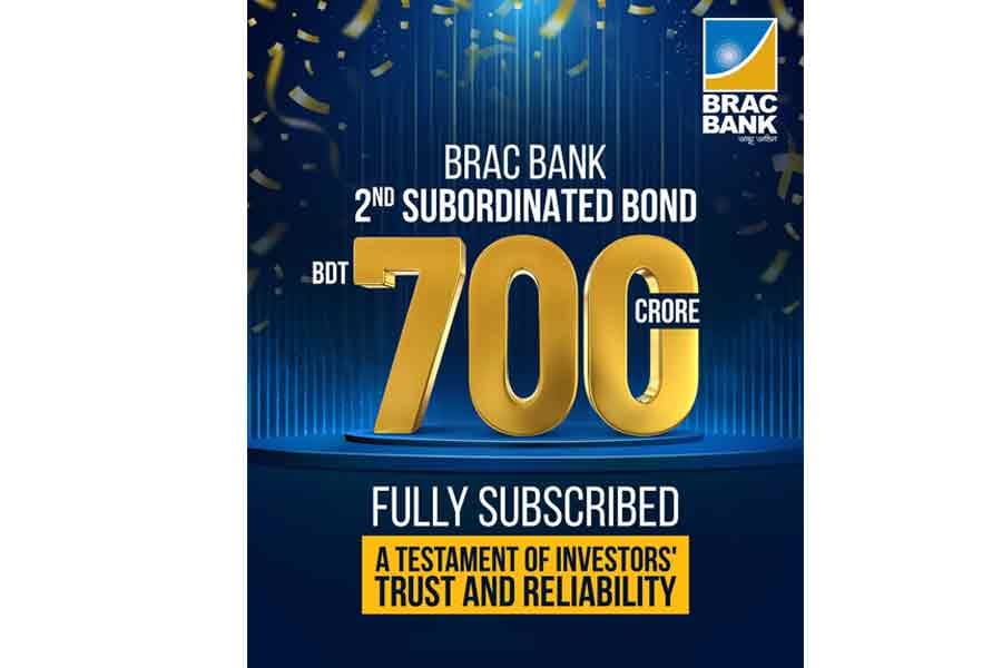 BRAC Bank raises Tk 7.0 billion through subordinated bond