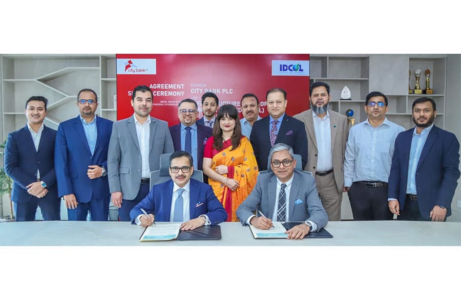 City Bank inks deal with Infrastructure Development Company Limited for Digital Cash Management Solution