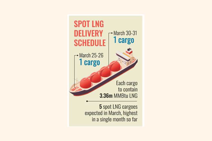 Tenders issued to buy 2 more spot LNG cargoes this month
