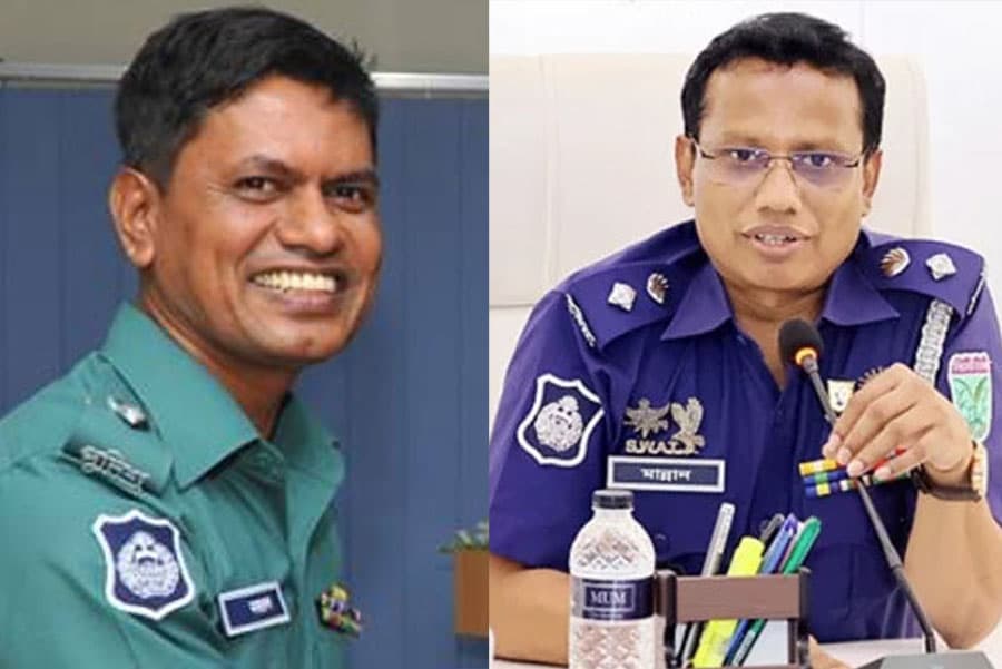 DIG Molla Nazrul, SP Mannan temporarily suspended
