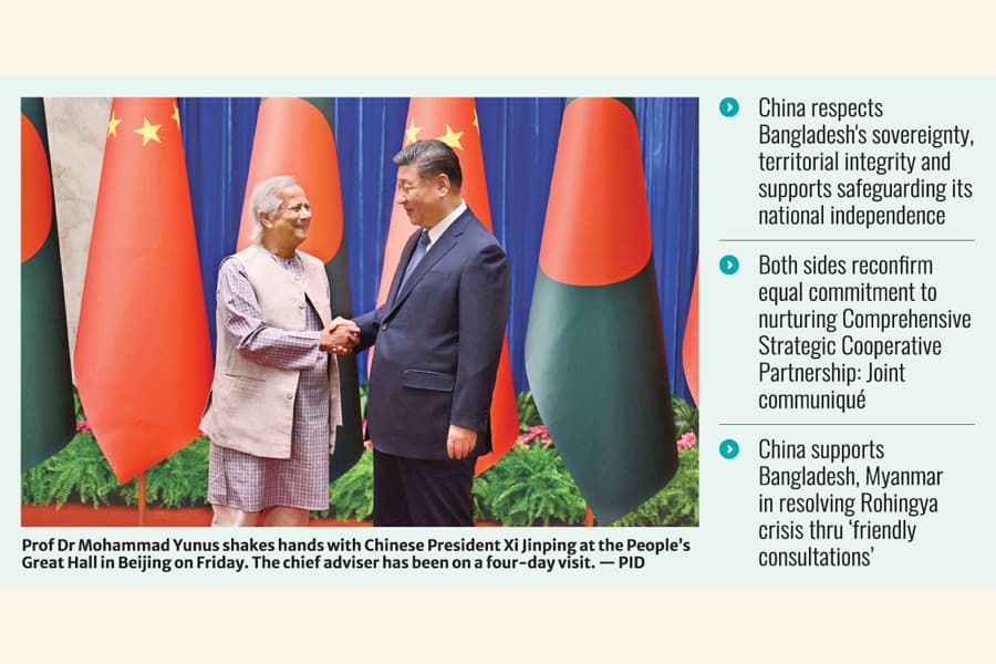 Dhaka welcomes Beijing's role in implementing Teesta project