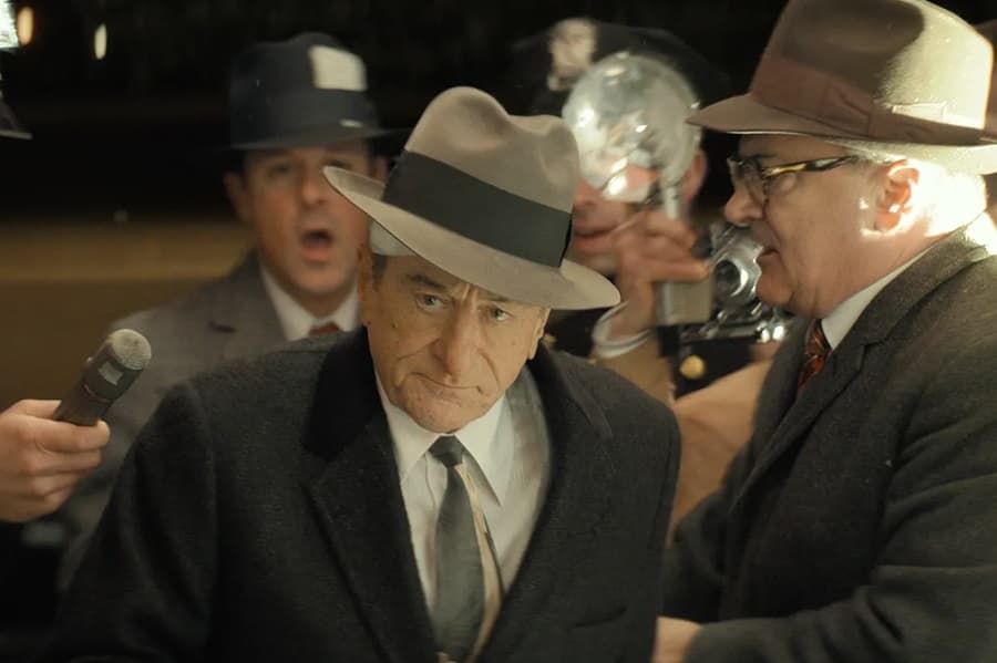 Robert De Niro is back to his mob film roots with dual roles