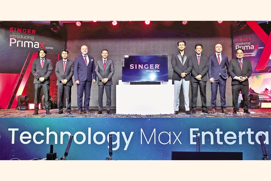 Singer Bangladesh launches flagship TV ‘4K LED: Primax Series’