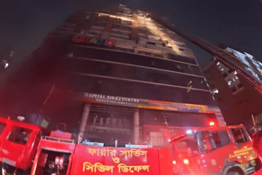 Fire at Capital Siraj Centre on Bailey Road Brought Under Control; 18 Rescued