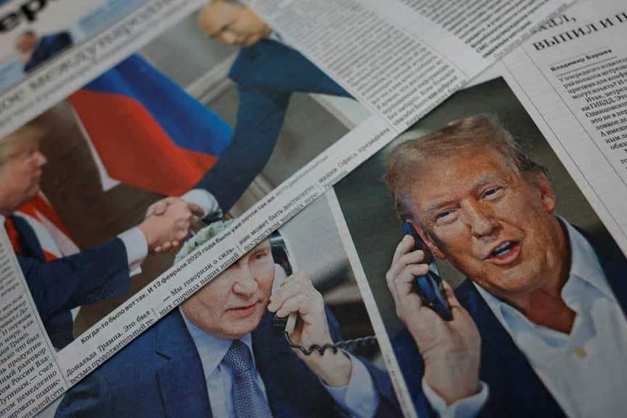 Trump says he will speak with Putin, Zelensky on Monday