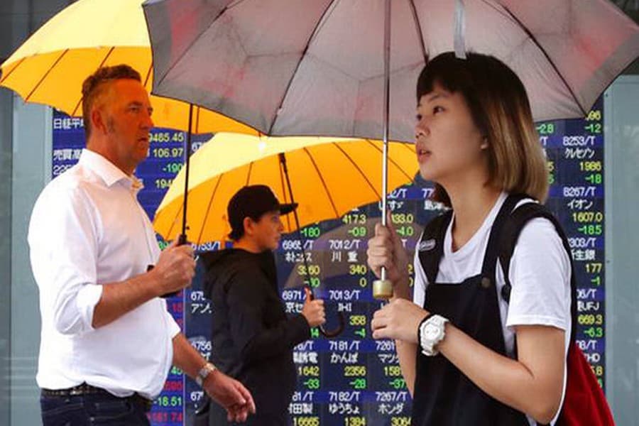 Asian shares mixed election results