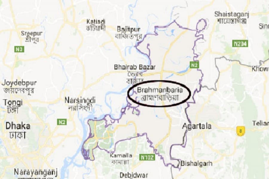 Four die in bus-truck collision in Brahmanbaria