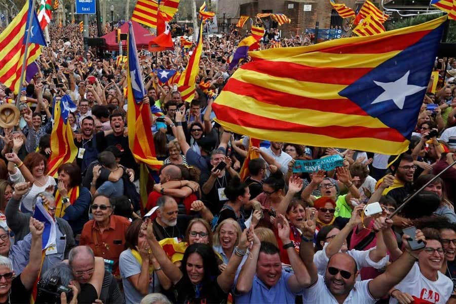 Spain dismisses Catalan parliament after independence declaration