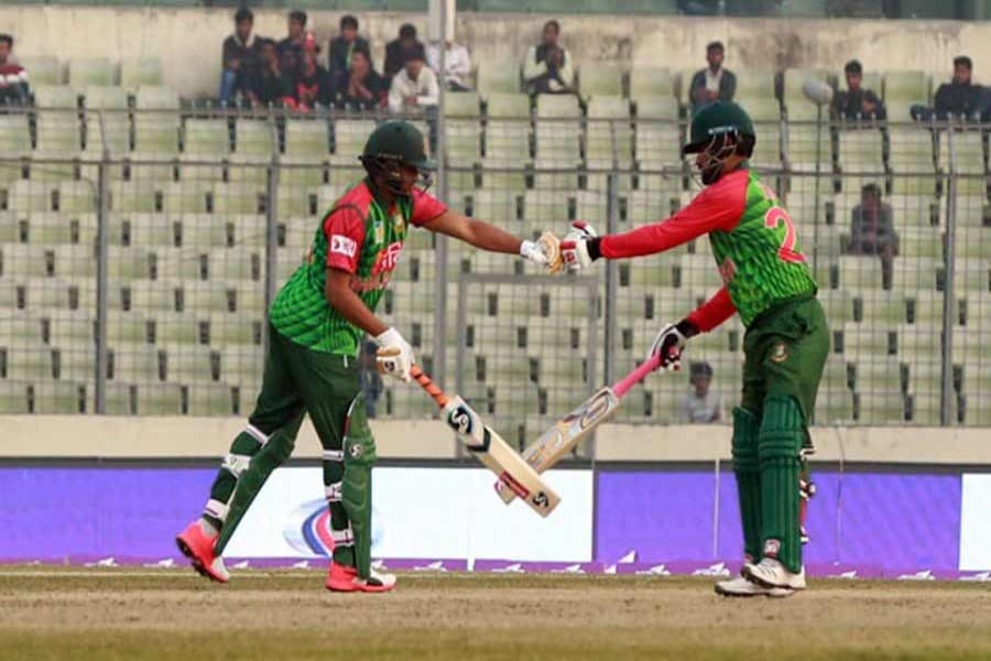 Tamim reaches landmark of  ODI 11000-run, Shakib 10000