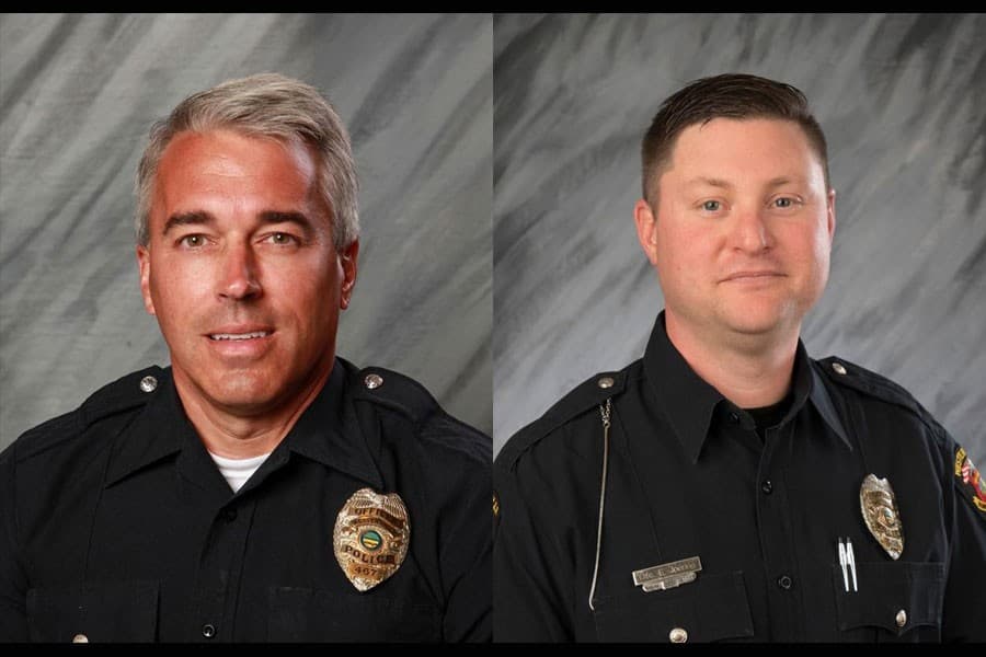 US cops shot dead responding to 911 call