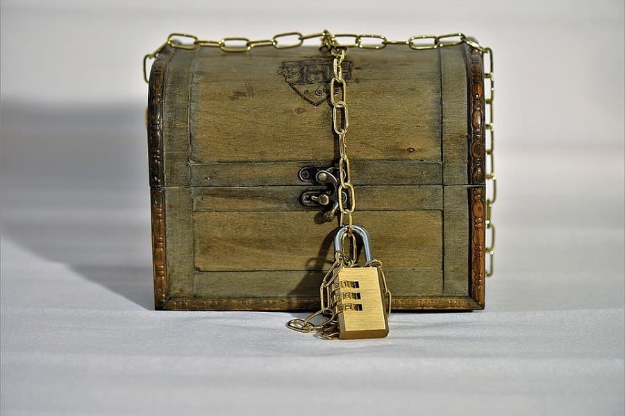 Many nowadays prefer metal chests to banks for savings!