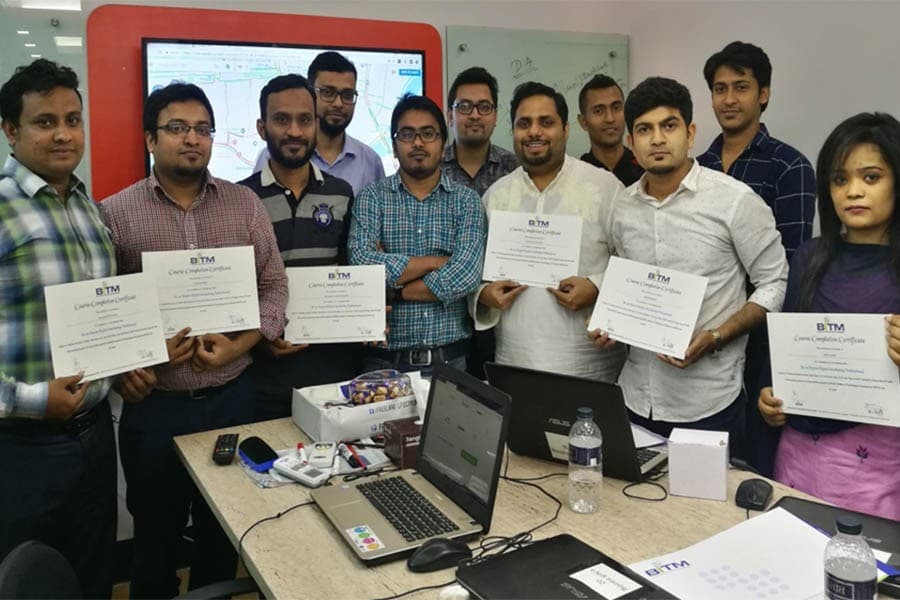 BITM's digital marketing training course ends
